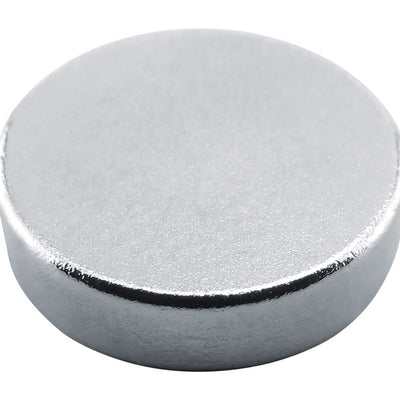Magnet Source .118 in. L X .472 in. W Silver Super Disc Magnets 4.3 lb. pull 6 pc