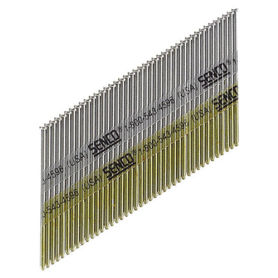 Senco 2 in. L X 15 Ga. Angled Strip Galvanized Finish Nails 34 deg 4000 pk