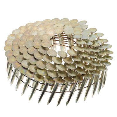Senco 1-1/4 in. L X 16 Ga. Angled Coil Galvanized Roofing Nails 15 deg 7200 pk