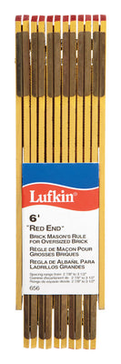 Crescent Lufkin 72 in. L X 5/8 in. W Wood Brick Mason Folding Rule SAE