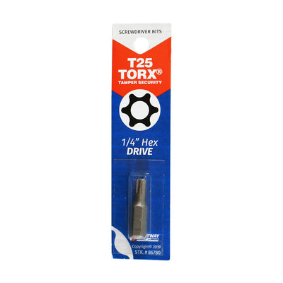 Best Way Tools Torx T25 X 1 in. L Screwdriver Bit Carbon Steel