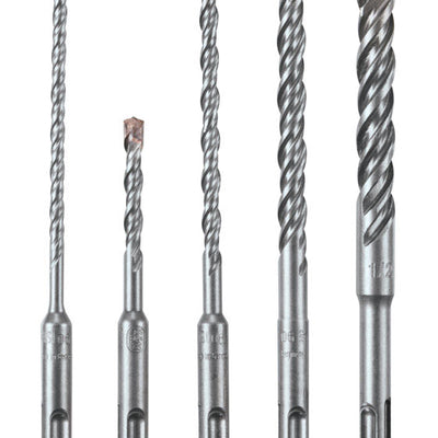Bosch Bulldog Carbide Tipped SDS-plus Hammer Bit Set SDS-Plus Shank 5 pc