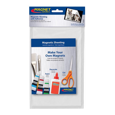Magnet Source 8 in. L X 5 in. W Black Sheet Magnetic Sheet