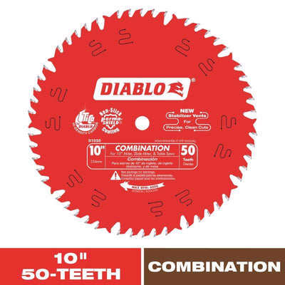 Diablo 10 in. D X 5/8 in. TiCo Hi-Density Carbide Combination Saw Blade 50 teeth