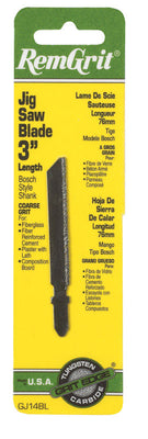 RemGrit 3 in. Carbide Grit T-Shank Bosch Jig Saw Blade