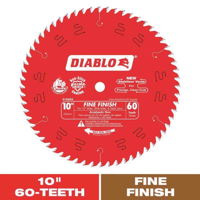 Diablo 10 in. D X 5/8 in. TiCo Hi-Density Carbide Circular Saw Blade 60 teeth