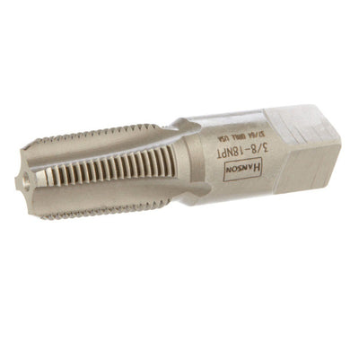Irwin Hanson High Carbon Steel SAE Pipe Taper Tap 3/8 in.