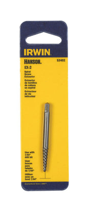 Irwin Hanson 7/64 in. X 7/64 in. D Carbon Steel Spiral Screw Extractor 5.4 in.