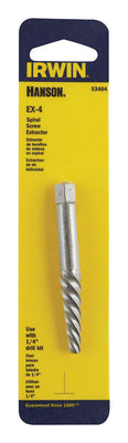 Irwin Hanson 1/4 in. X 1/4 in. D Carbon Steel Spiral Screw Extractor 6 in.
