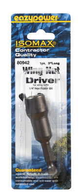 Eazypower Isomax 1/4 in. Steel SAE Wing Nut Driver
