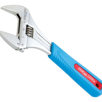 Channellock WIDEAZZ Metric and SAE Adjustable Wrench 8 in. L