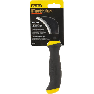 Stanley FatMax 8 in. Fixed Blade Hook Knife Black/Yellow