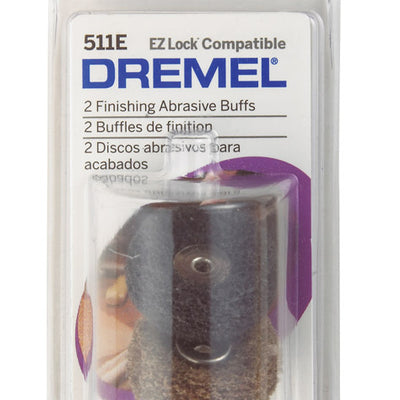 Dremel EZ Lock 15/16 in. X 1/2 in. L Metal Abrasive Buffs 2 pk