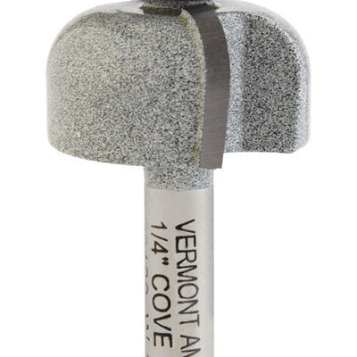 Vermont American 1-1/2 in. D X 1/4 in. X 1-3/8 in. L Carbide Tipped Cove Router Bit