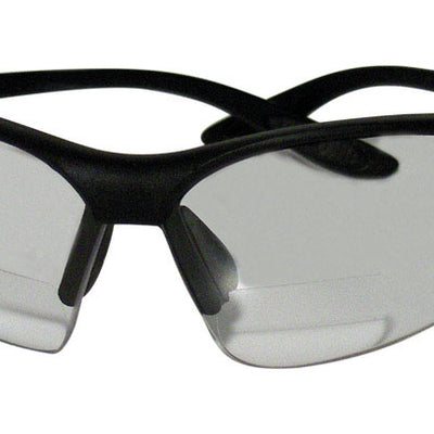 Sierra Ranch Bi-Focal Safety Readers Clear Lens Black Frame