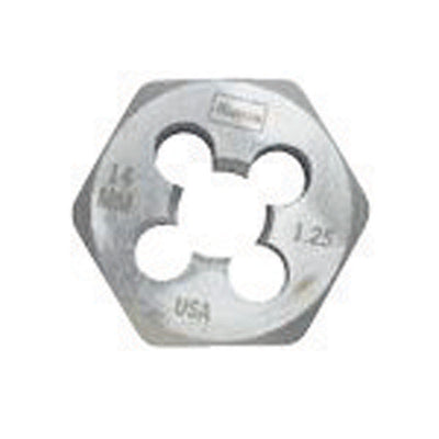 Irwin Hanson High Carbon Steel Metric Hexagon Die 14 - 1.25 mm