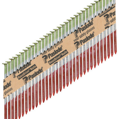 Paslode RounDrive 2-3/8 in. L Angled Strip Hot-Dip Galvanized Framing Nails 30 deg 2000 pk