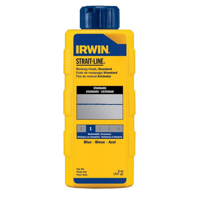 Irwin Strait-Line 8 oz Permanent Marking Chalk Blue