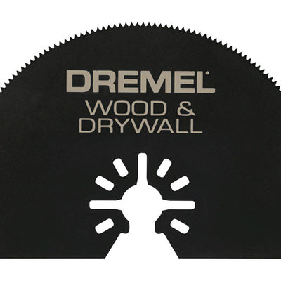 Dremel Multi-Max 2.5 X 3 in. L Steel Half-Moon Oscillating Blade