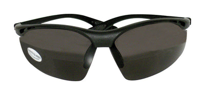 Sierra Ranch Bi-Focal Safety Readers Smoke Lens Black Frame
