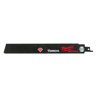 Milwaukee The Torch 9 in. Diamond Grit Reciprocating Saw Blade