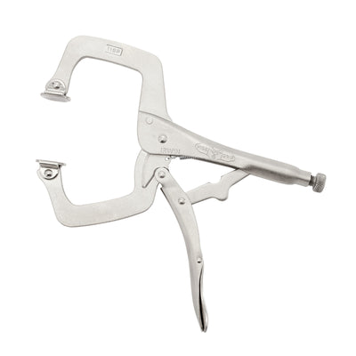 Irwin Vise-Grip 3-3/8 in. X 2-5/8 in. D Locking C-Clamp with Swivel Pads 1000 lb
