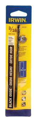 Irwin 3/16 in. X 6 in. L High Speed Steel Split Point Drill Bit Straight Shank