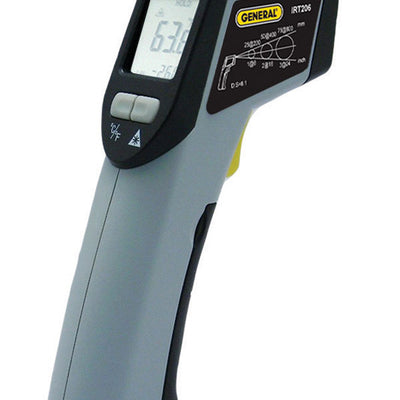 General 608 deg 8:1 Non-Contact Infrared Thermometer 5.98 in. L X 1.26 in. W Gray