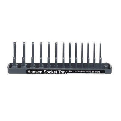 Hansen Global 9 in. L X 1/4 in. drive Metric Socket