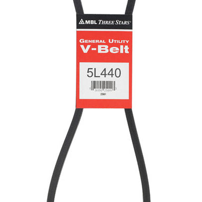 Mitsuboshi FHP General Utility V-Belt 0.63 in. W X 44 in. L For Fractional Horsepower Motors