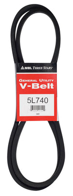 Mitsuboshi FHP General Utility V-Belt 0.63 in. W X 74 in. L For Fractional Horsepower Motors