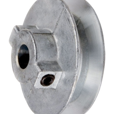 Chicago Die Cast 4 in. D X 5/8 in. D Zinc Single V-Grooved Pulley