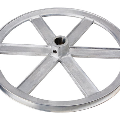 Chicago Die Cast 6 in. D X 1/2 in. D Zinc Single V-Grooved Pulley
