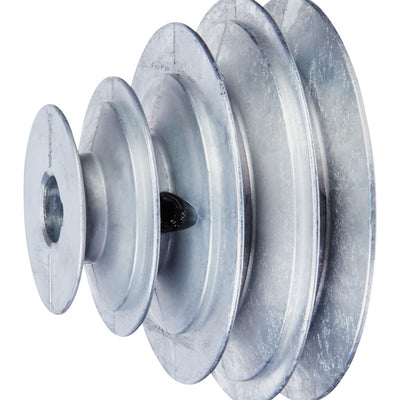 Chicago Die Cast 2 / 2-1/2 / 3-1/2 / 4 in. D X 5/8 in. D Zinc V-Groove 4-Step Pulley