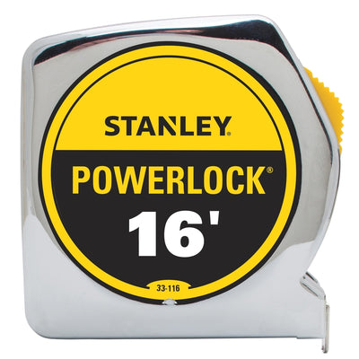 Stanley PowerLock 16 ft. L X 0.75 in. W Compact Tape Measure
