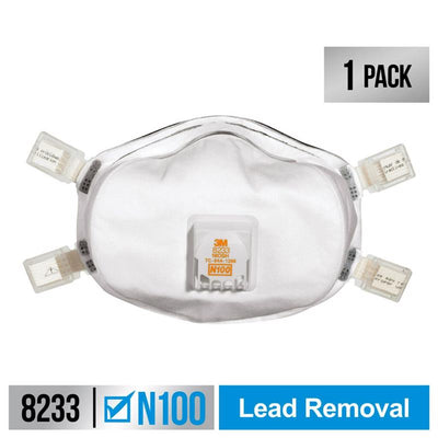 3M N100 Disposable Particulate Respirator White