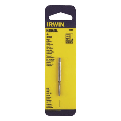 Irwin Hanson High Carbon Steel SAE Plug Tap 4-36