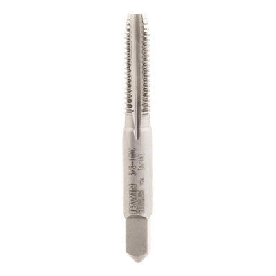 Irwin Hanson High Carbon Steel SAE Fraction Tap 3/8 in.