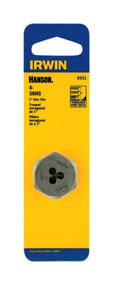 Irwin Hanson High Carbon Steel SAE Hexagon Die 4-36NS