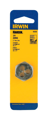 Irwin Hanson High Carbon Steel SAE Hexagon Machine Screw Die 14-20
