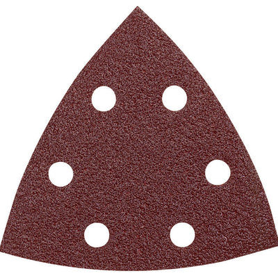 Bosch 3-3/4 in. L X 3.75 in. W 120 Grit Aluminum Oxide Detail Sanding Triangle 5 pk