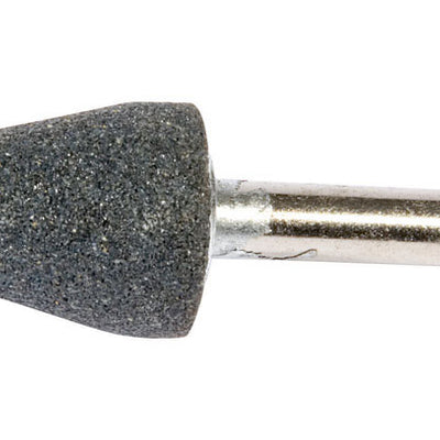Forney 1-1/8 in. D X 3/4 in. L Aluminum Oxide Stem Mounted Point Cone 38550 rpm