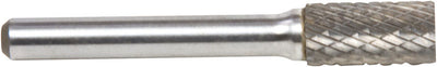 Forney 3/8 in. D X 2.5 in. L Cylinder Burr Tungsten Carbide