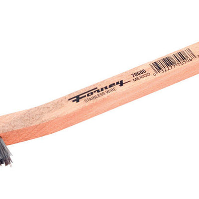 Forney 7-3/4 in. L X 1.25 in. W Scratch Brush Stainless Steel