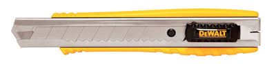 DeWalt 6-1/4 in. Sliding Snap-Off Utility Knife Black/Yellow