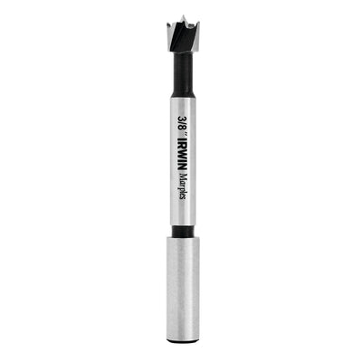 Irwin Marples 3/8 in. X 4 in. L Carbon Steel Forstner Drill Bit Round Shank