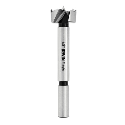 Irwin Marples 7/8 in. X 4 in. L Carbon Steel Forstner Drill Bit Round Shank