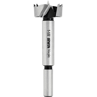 Irwin Marples 1-1/8 in. X 4 in. L Carbon Steel Forstner Drill Bit Round Shank
