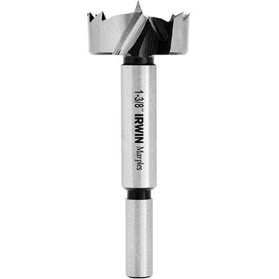 Irwin Marples 1-3/8 in. X 4 in. L Carbon Steel Forstner Drill Bit Round Shank