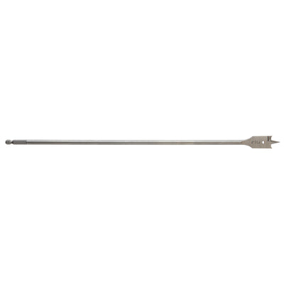 Milwaukee 3/4 in. X 16 in. L High Carbon Steel Flat Boring Bit Quick-Change Hex Shank